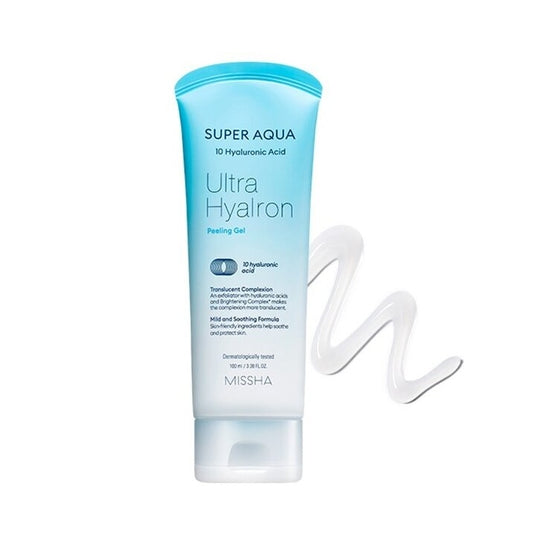 Missha Super Aqua Ultra Hyalron Peeling Gel pilingas, 100ml