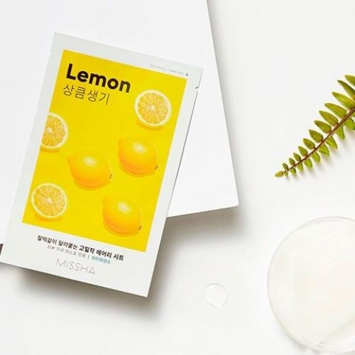 MISSHA Airy Fit Sheet Mask (Lemon) lakštinė veido kaukė, 19g