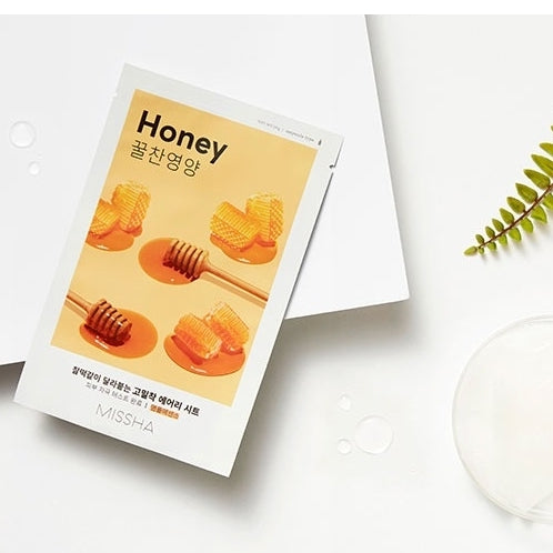 MISSHA Airy Fit Sheet Mask (Honey) lakštinė veido kaukė, 19g