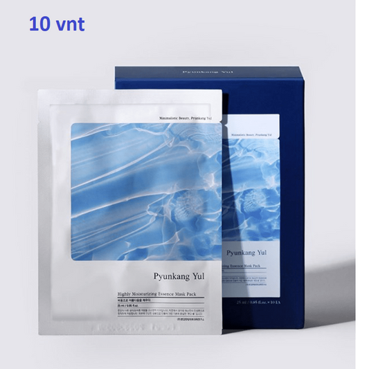 Pyunkang Yul Highly Moisturizing Essence Mask Pack Lakštinės kaukės  - 10VNT