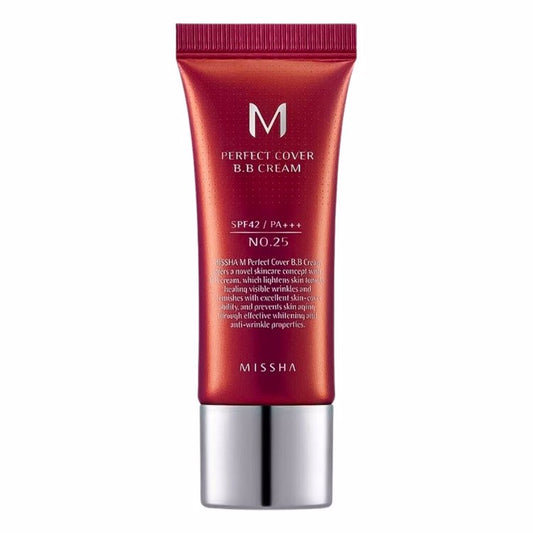 Missha M Perfect Cover BB kremas, 20ml  25  Warm Beige
